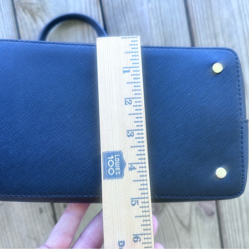 Kate Spade NY Patterson Dr black full zip satchel - Picture 14 of 14